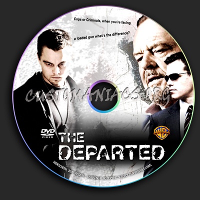 The Departed dvd label