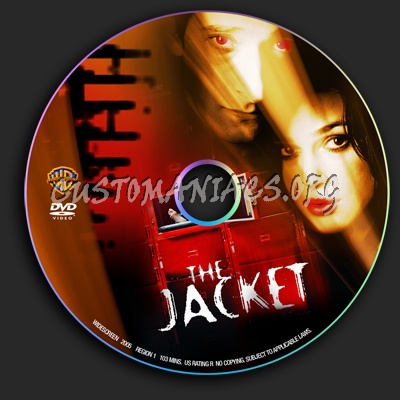 The Jacket dvd label