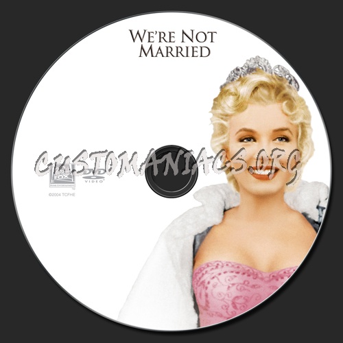 We're Not Married dvd label