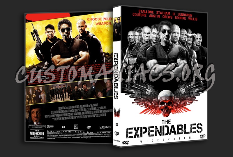 The Expendables dvd cover