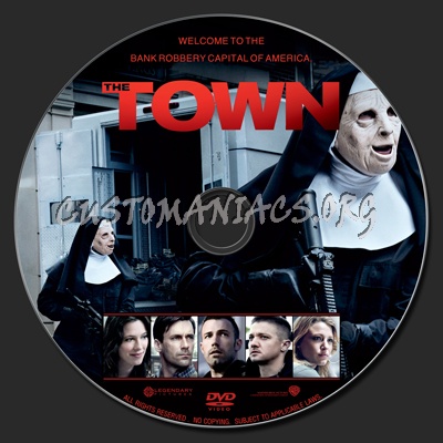 The Town dvd label