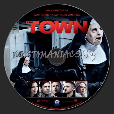 The Town blu-ray label
