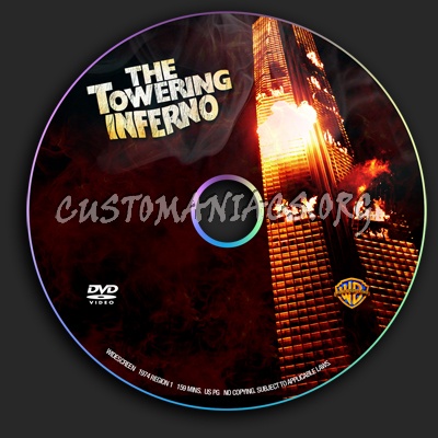 The Towering Inferno dvd label