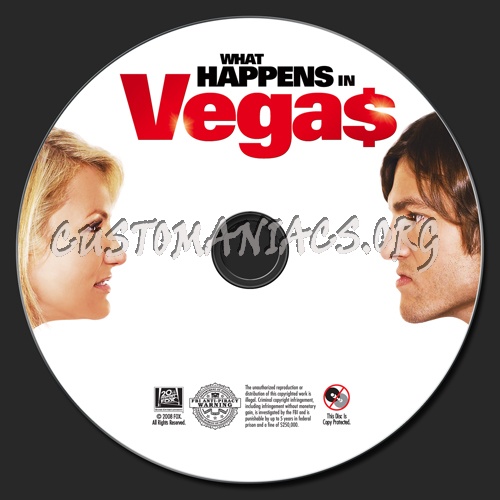 What Happens in Vegas dvd label