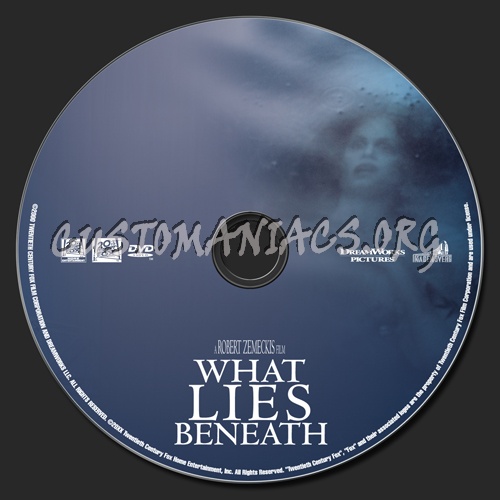 What Lies Beneath dvd label