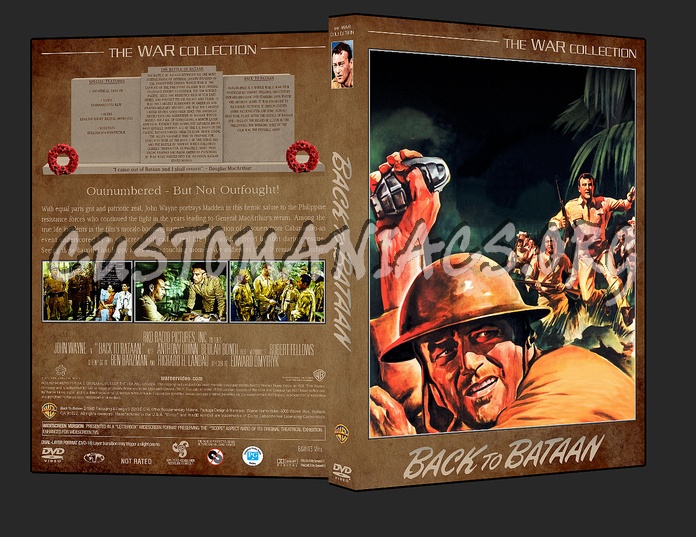 War Collection Back To Bataan dvd cover