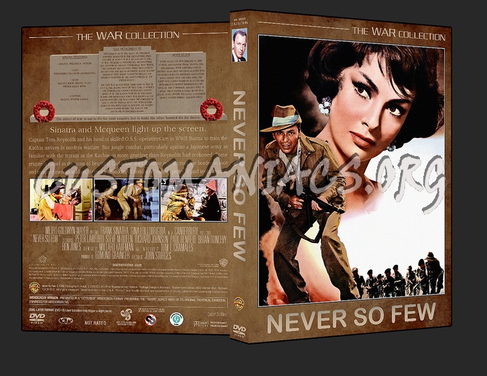 War Collection Never So Few dvd cover