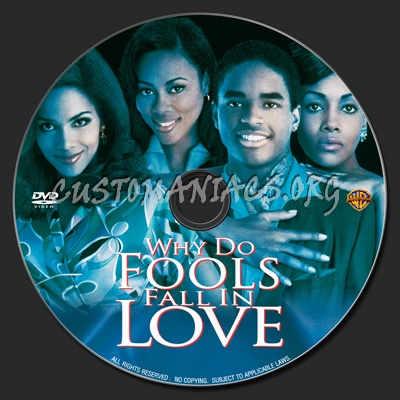 Why Do Fools Fall In Love dvd label