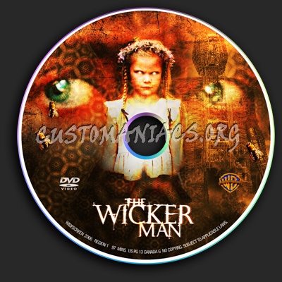 The Wicker man dvd label