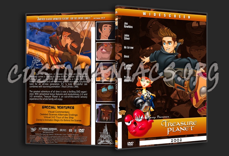 Treasure Planet - 2002 dvd cover
