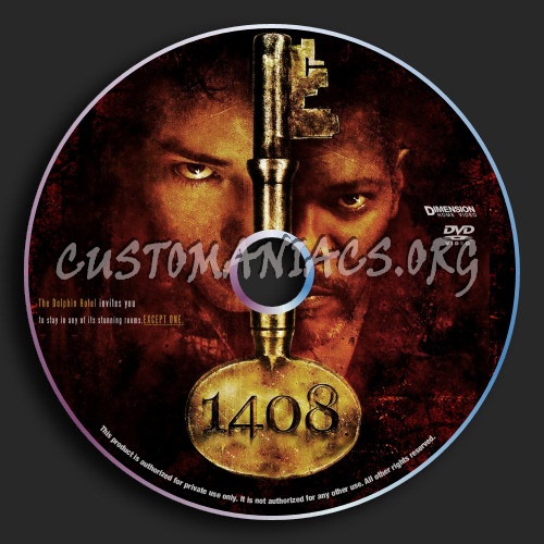 1408 dvd label