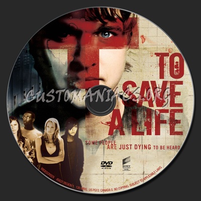 To Save a Life dvd label