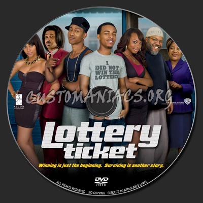 Lottery Ticket dvd label