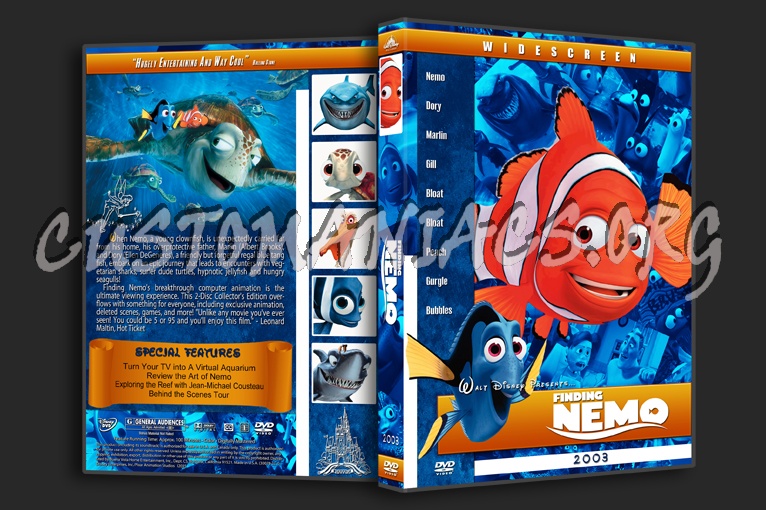 Finding Nemo - 2003 dvd cover