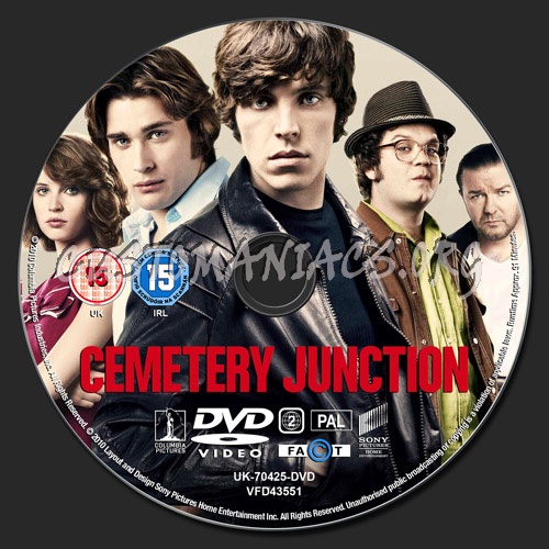 Cemetery Junction dvd label