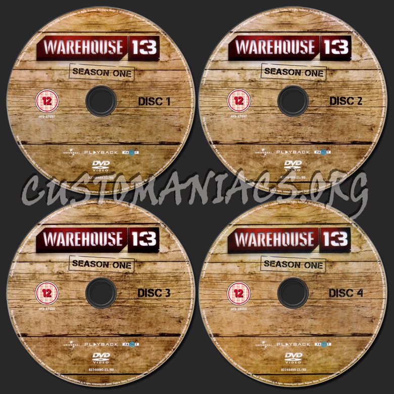 Warehouse 13 Season One dvd label