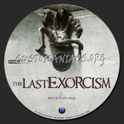 The Last Exorcism blu-ray label