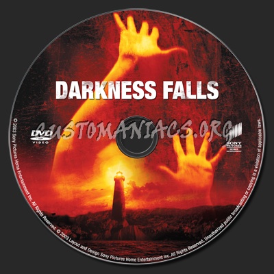 Darkness Falls dvd label