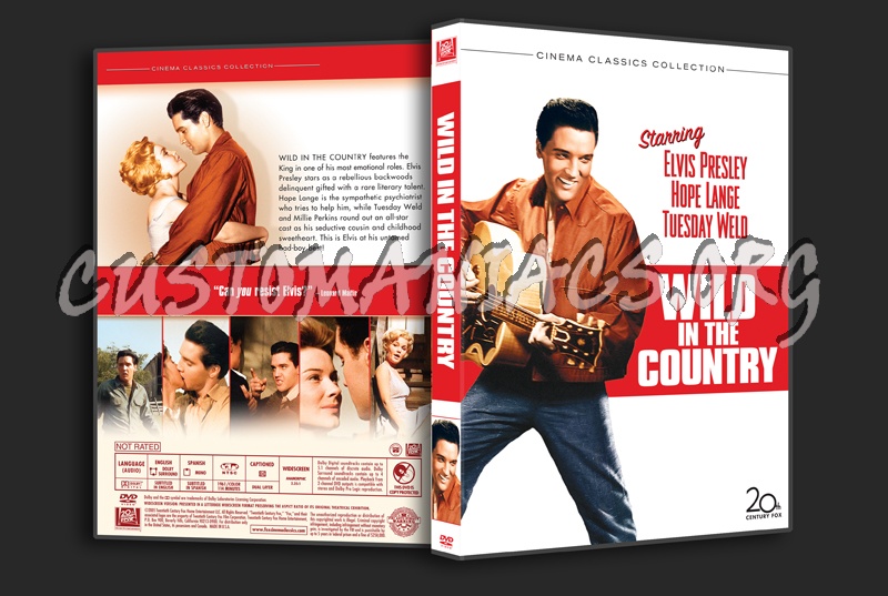 Wild in the Country dvd cover