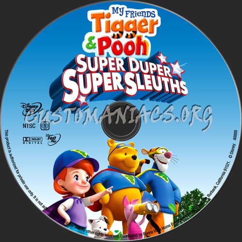 My Friends Tigger & Pooh - Super Duper Super Sleuths dvd label