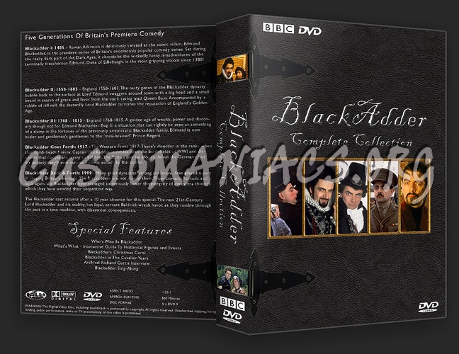 Blackadder Complete Collection dvd cover
