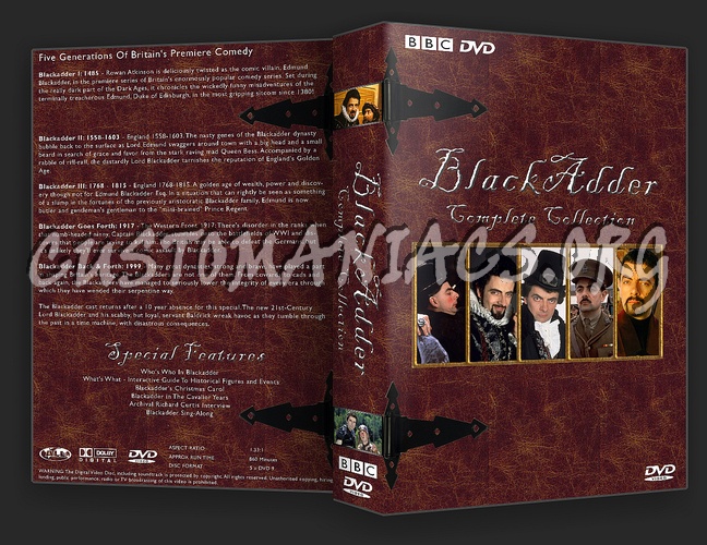 Blackadder Complete Collection dvd cover