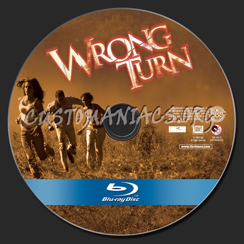 Wrong Turn blu-ray label