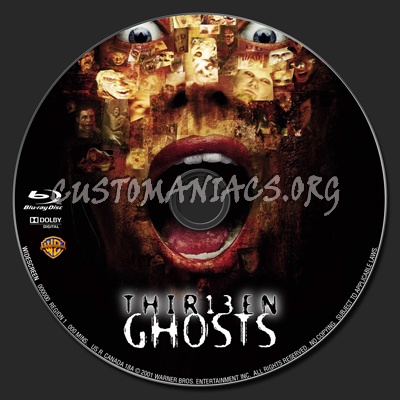 Thir13en (Thirteen) Ghosts blu-ray label