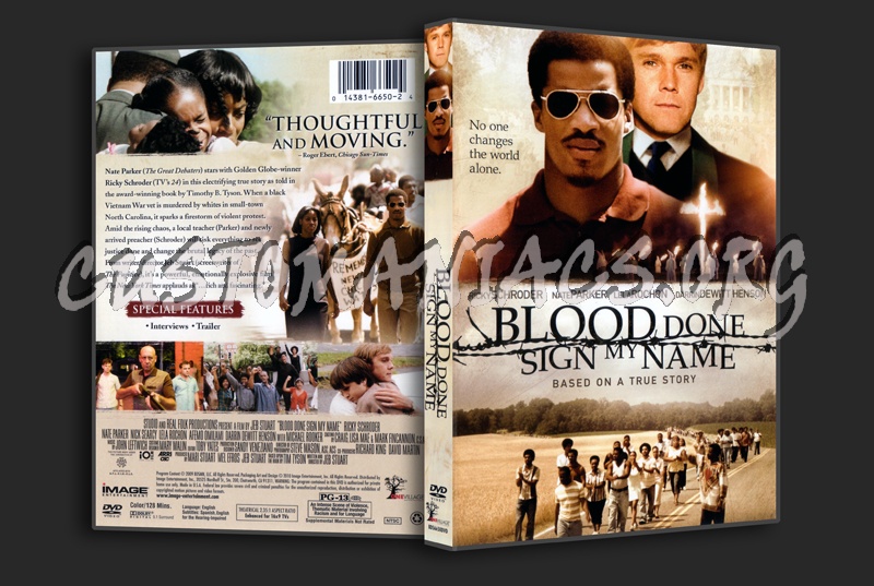Blood Done Sign My Name dvd cover