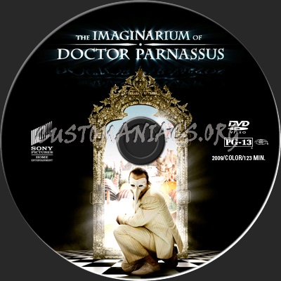 The Imaginarium of Doctor Parnassus dvd label