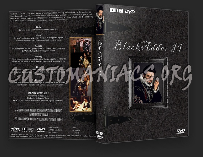 Blackadder Complete Season 1-5 dvd cover