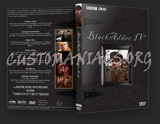 Blackadder Complete Season 1-5 dvd cover