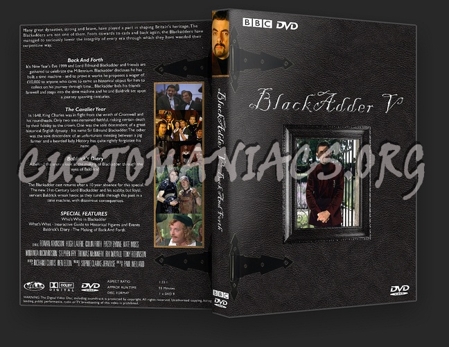 Blackadder Complete Season 1-5 dvd cover