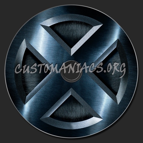 X-Men dvd label