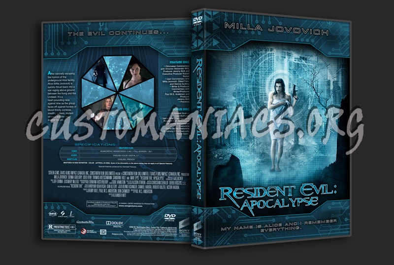 Resident Evil - Apocalypse dvd cover