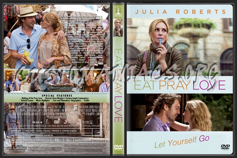 Eat Pray Love dvd cover