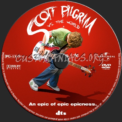 Scott Pilgrim vs. the World dvd label