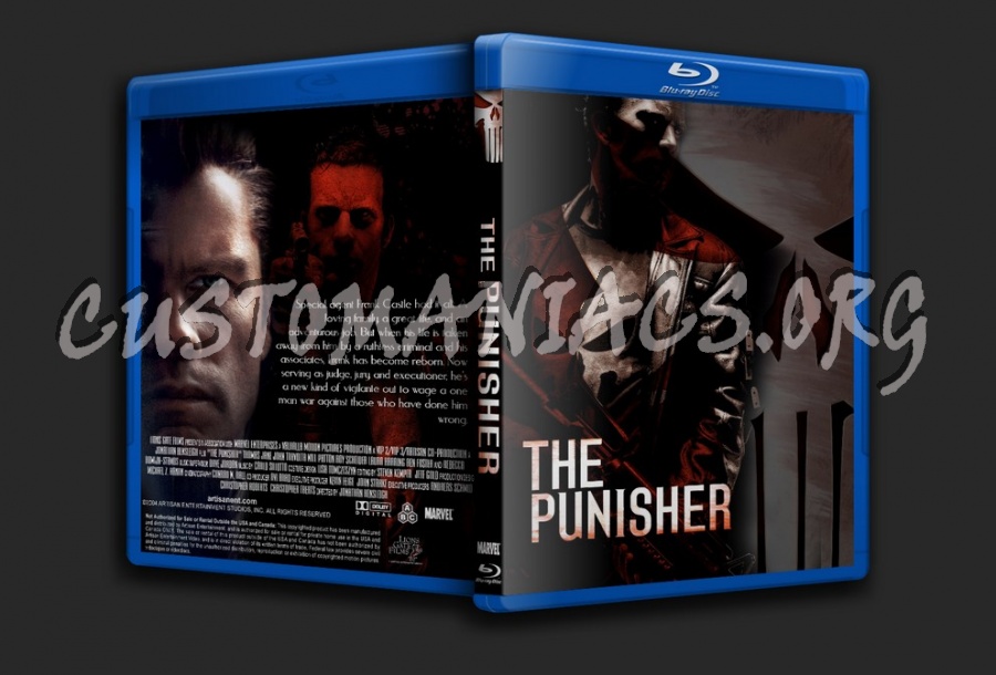 The Punisher blu-ray cover