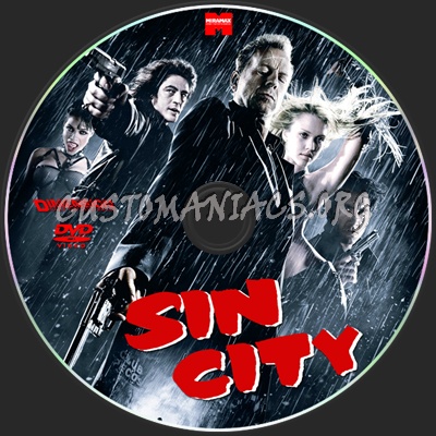 Sin City dvd label