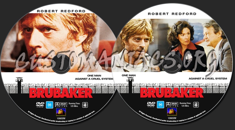 Brubaker dvd label