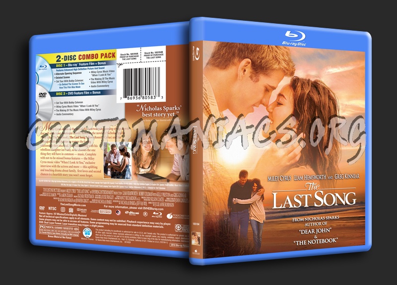 The Last Song blu-ray cover