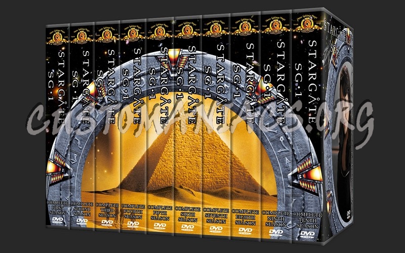 Stargate SG-1 Complete Season 1-10 dvd cover