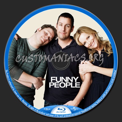 Funny People blu-ray label