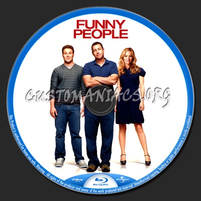 Funny People blu-ray label