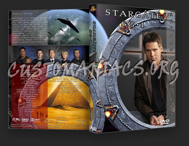 Stargate SG-1 Complete Season 1-10 dvd cover