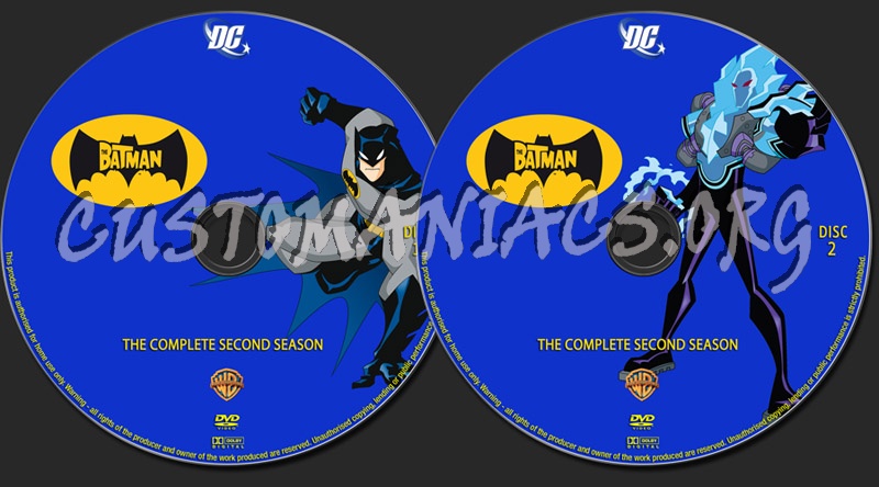 The Batman - Season 2 dvd label