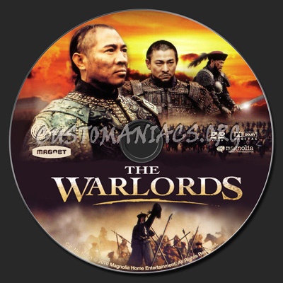The Warlords dvd label