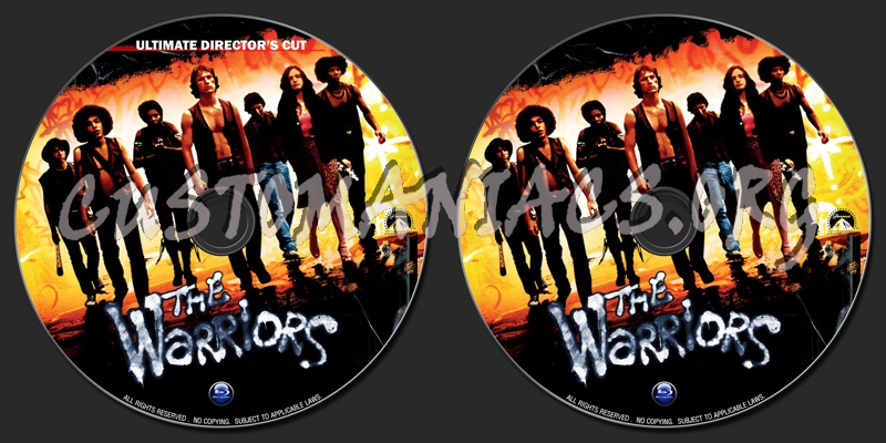 The Warriors blu-ray label