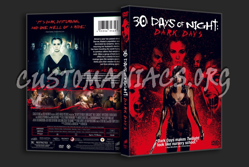 30 Days of Night: Dark Days dvd cover