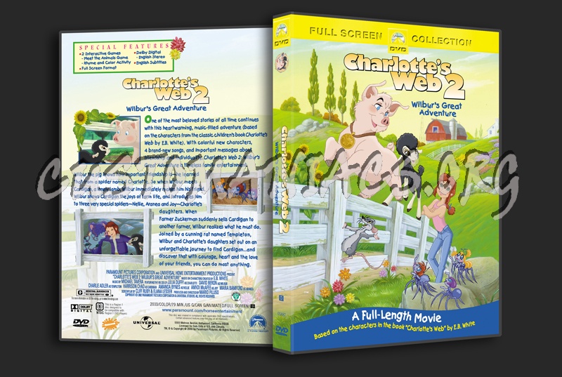 Charlotte's Web 2 - Wilbur's Great Adventure dvd cover